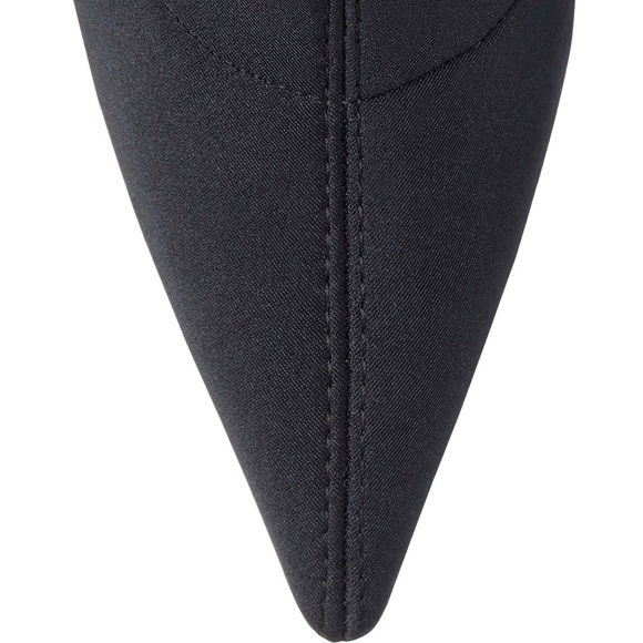 NEW Stuart Weitzman ULTRASTUART LEGGING 100 Boot Satin Stretch Black Size 6 - Picture 5 of 14